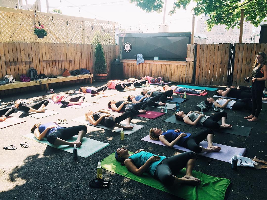 Sunday Funday Takes on a Whole New Meaning When There is Yoga & Champagne  Involved - Hikyoga